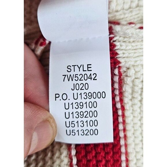 LUCKY BRAND Ombre Sweater Shell Women's XL Sleeveless Striped Knit Tank - Picture 10 of 12